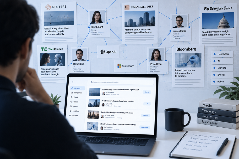 How to Find and Research Journalists Using a News API