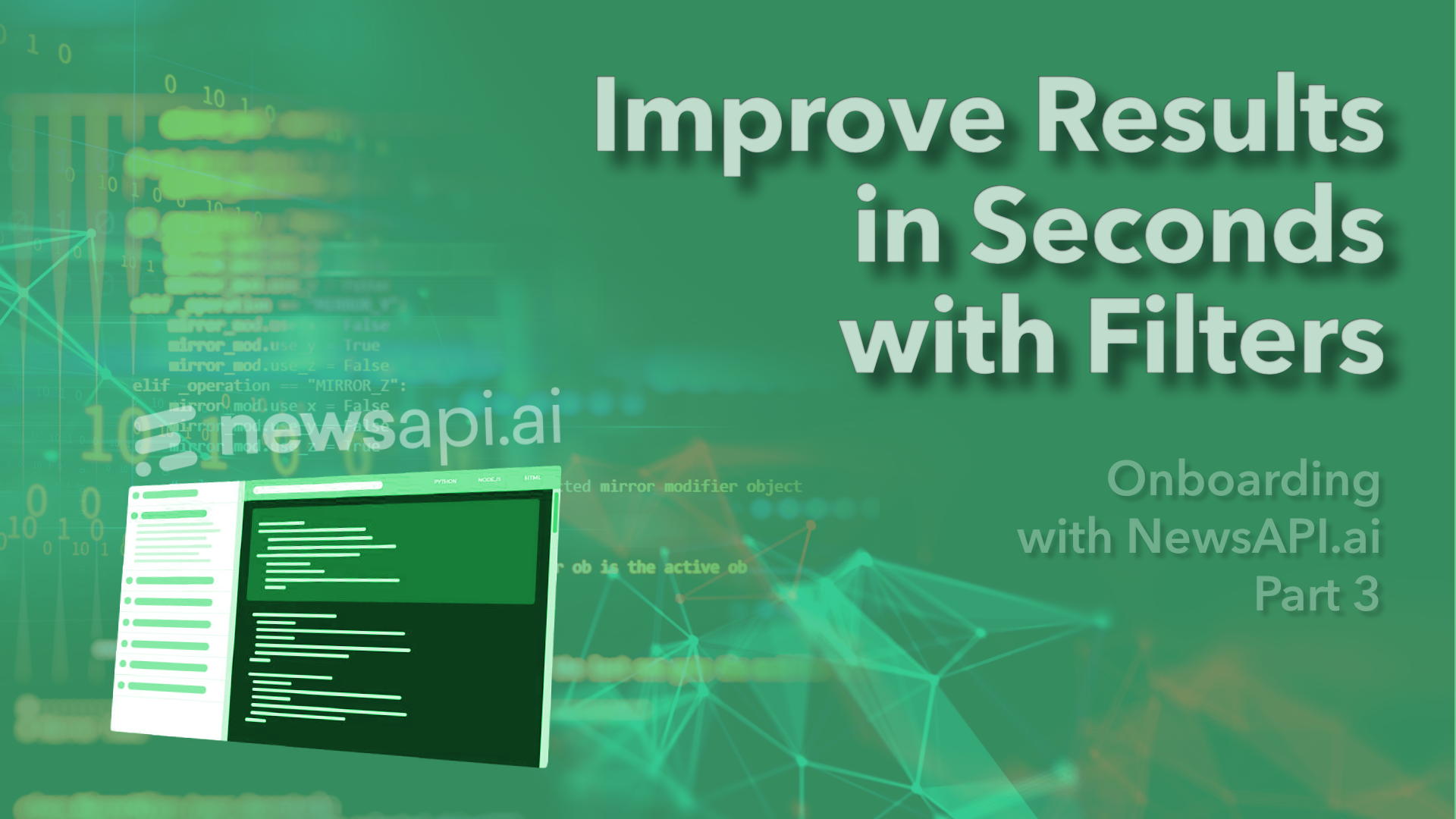 Refining Your Results — How to Use Filters in the NewsAPI.ai Sandbox